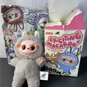 The Monsters Exciting Macaron Plush Toy - Gray